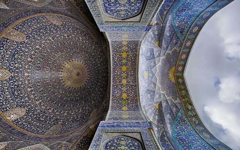 کاشی کاری و معماری مسجد جامع عباسی اصفهان